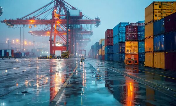 container cargo freight ship