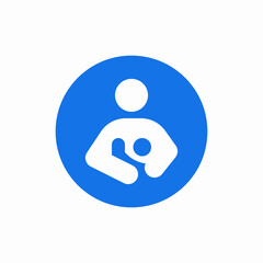 breastfeeding mother care child toddler icon
