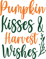 Naklejka premium Fall SVG Typography Vector Design