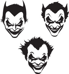 Face Mask Silhouette Vector