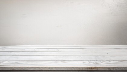 White wood table top for background
