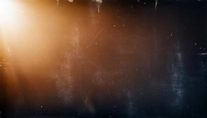 Vintage Faded Film Frame with Warm Sunlight Flares and Dust Particles, Textured with Subtle Scratches and a Weathered Border, Nostalgia Sepia Background Banner with Copy Space