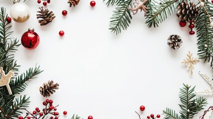 Merry Christmas and Happy New Year background