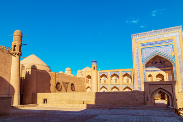 Ancient madrasah in the old city of Khiva.