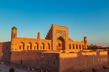 Ancient madrasah in the old city of Khiva.