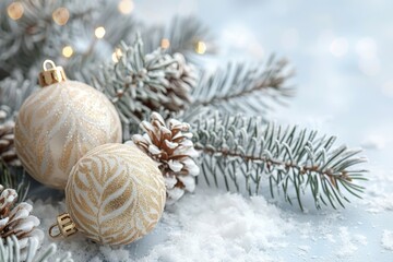 Merry Christmas and Happy New Year background