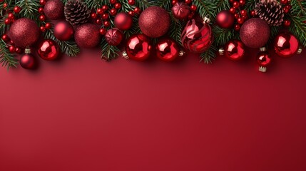 Merry Christmas and Happy New Year background