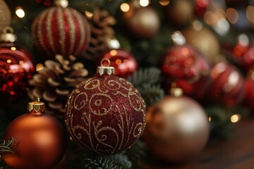 Merry Christmas and Happy New Year background