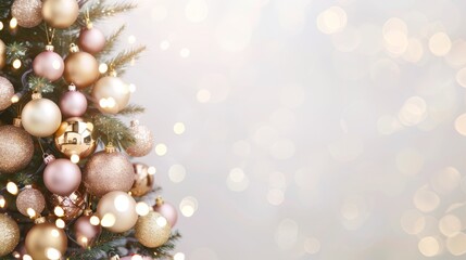 Merry Christmas and Happy New Year background