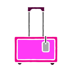 Travel bag icon template