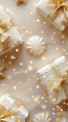Merry Christmas and Happy New Year background