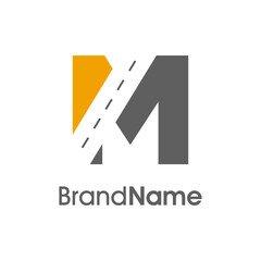 Simple Initial M Way Logo