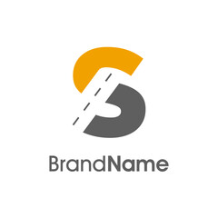 Simple Initial S Way Logo