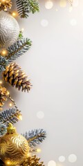 Merry Christmas and Happy New Year background