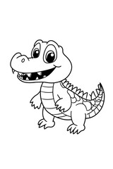 Fototapeta premium Animal Coloring Book