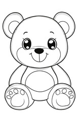 Fototapeta premium Animal Coloring Book