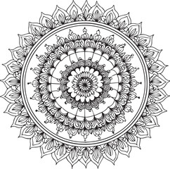 Discover Exquisite Mandala Vector Design: Perfect for Your Next Creative Project EPS File