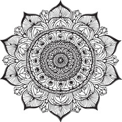 Discover Exquisite Mandala Vector Design: Perfect for Your Next Creative Project EPS File