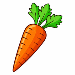 clip art realistic carrots vector illustration