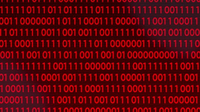 Abstract binary code background. Futuristic cyberspace. Concept of mining crypto currency and bitcoin. Web developer. Digital computer code. Programming. Coding.