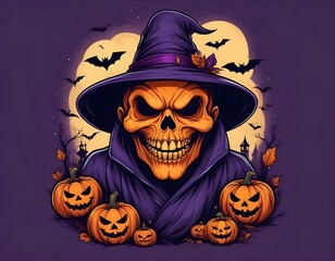 Halloween design vector for t-shirt design 