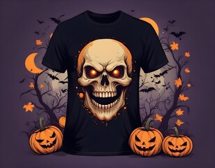 Halloween design vector for t-shirt design 
