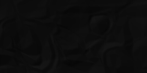 Black crumple crinkled ripped empty paper texture. surface cardboard dark retro distressed wrinkled care grungy backdrop texture.