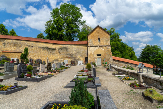 Cityscape of the german city called Greding in germany