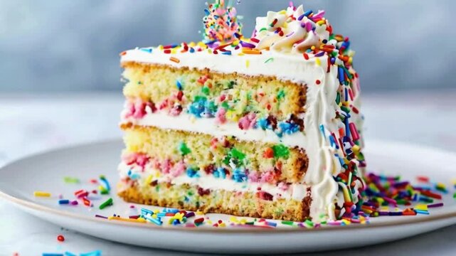 birthday cake with candles