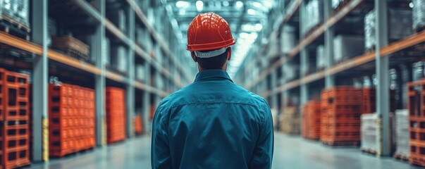 Immigrant worker receiving training at a factory, immigration, integration, economic, copy space