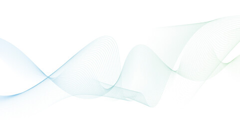 Abstract blue wavy lines Digital frequency track equalizer background. Curved wave smooth stripe seamless pattern. Wave lines created using blend tool. graphic design template banner business wave.