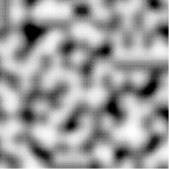 rectangular array of squares with perlin noise