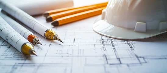 Architects concept,eco project house,Retrofit movement,engineer architect designer working drawing sketch plans blueprints and making construction eco model