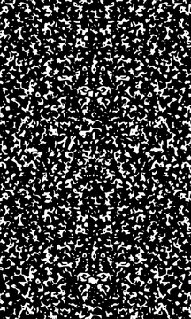 Composition Book Cover Seamless Pattern, grainy texture pattern background, Abstract design of composition notebook cover, Modern Notebook Textured Splattered Mottled Background Abstract Pattern