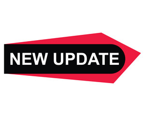 new update button on white background. new update button sign