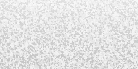 Vector glowing white and gray gradient abstract triangle polygon mosaic texture. vector geometric ornament. seamless diamond technology white and gray triangle element light background.