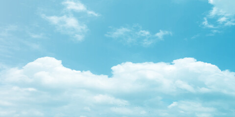 sunny sky blue light watercolor background. Aquarelle painting brush effect card paper textured canvas cloudy smoke space for text, entertaining card, template. aquamarine color graphics illustration