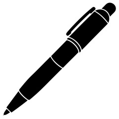 Pen icon silhouette art vector