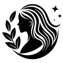 Beauty care logo vector art illustration.