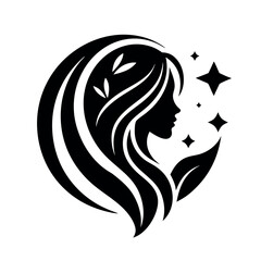 Beauty care logo vector art illustration.