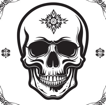 recommend clip art: Download Premium Explore Bold Skull Vector Design: Perfect for Edgy and Creative Projects