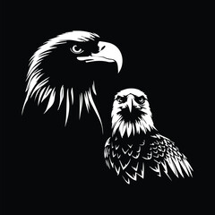 eagle in the form of an eagle illustration
