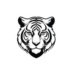 tiger head vector
