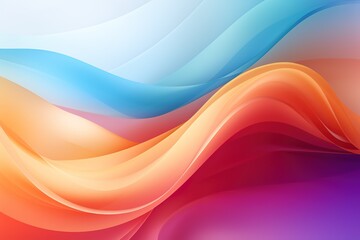 Abstract colorful background with flowing lines.