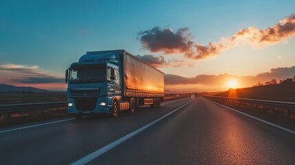 Obraz premium cargo truck pictures