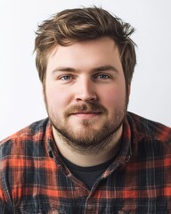 Obraz premium Men of various ethnicities express emotions and connect through captivating portraits