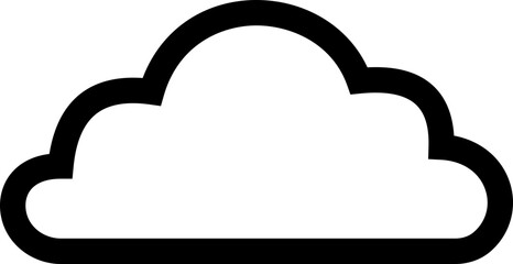 Clouds icon , isolated on a transparent background. Logo and sign. Cloud technologies. Simple modern design. Flat style vector, vector pictogram design template, used for mobile phone website ui.