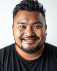 Obraz premium Men showcase different emotions against a clean white backdrop