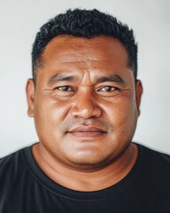 Obraz premium Men from various ethnicities express different emotions in a simple setting