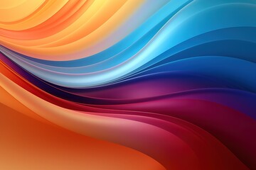 Obraz premium Abstract colorful curved lines background.
